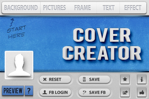 Cover Creator for Facebook: crea le copertine per Facebook su iPhone