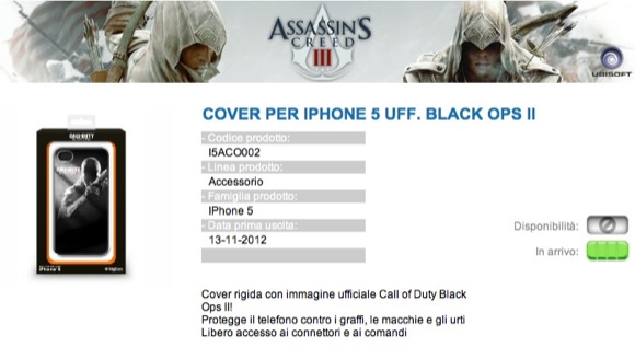 Cover iPhone 5 Black Ops II