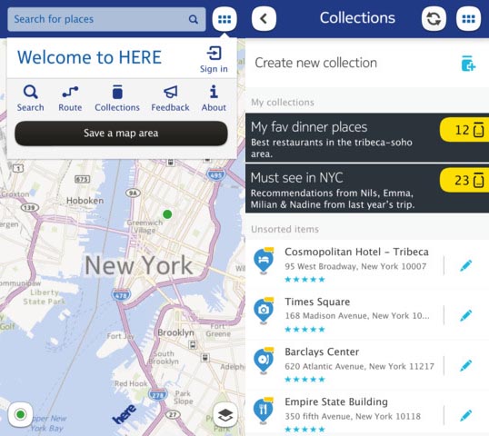 HERE Maps: un nuovo navigatore (di Nokia) su App Store