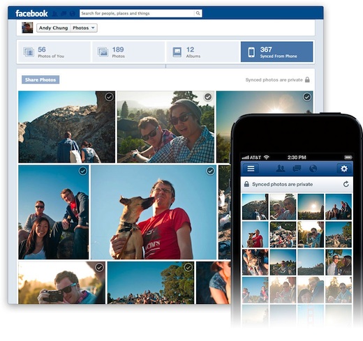 Facebook attiva Photo Sync su iOS