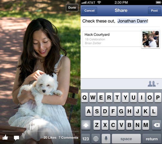 Facebook update 5.3