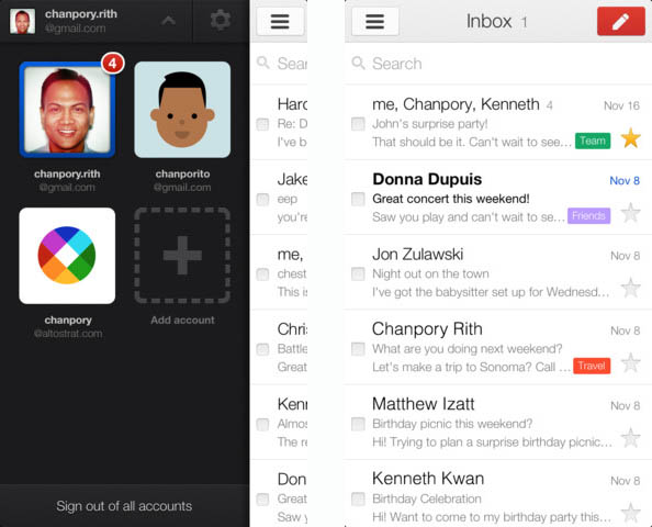 Gmail: aggiornata l'app ufficiale per iOS