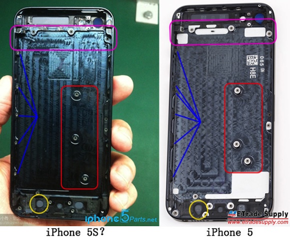 iPhone 5S: trapela la parte posteriore?