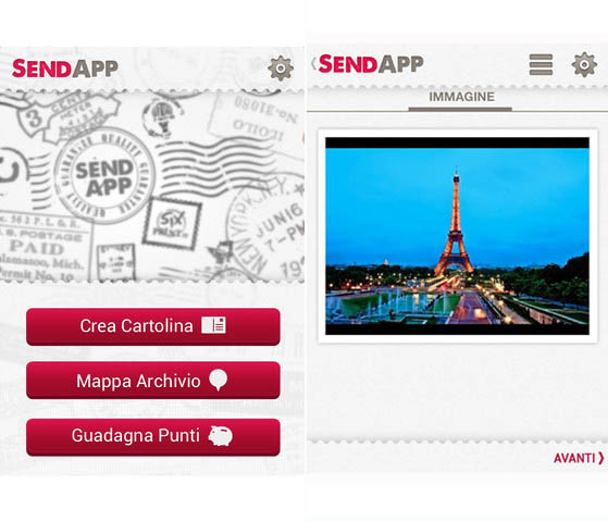 SendApp: l'app per inviare cartoline con iPhone