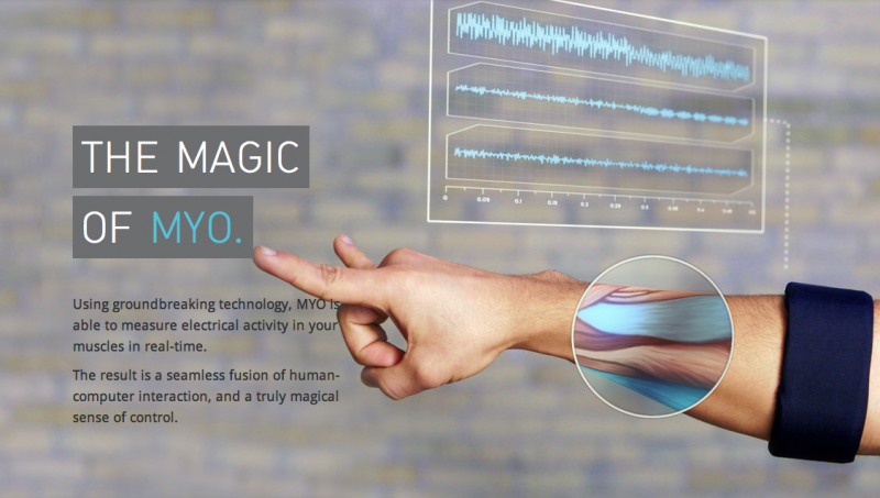 Thalmic Labs presenta una fascia da braccio per controllare con gestures Mac, Pc ed altri dispositivi