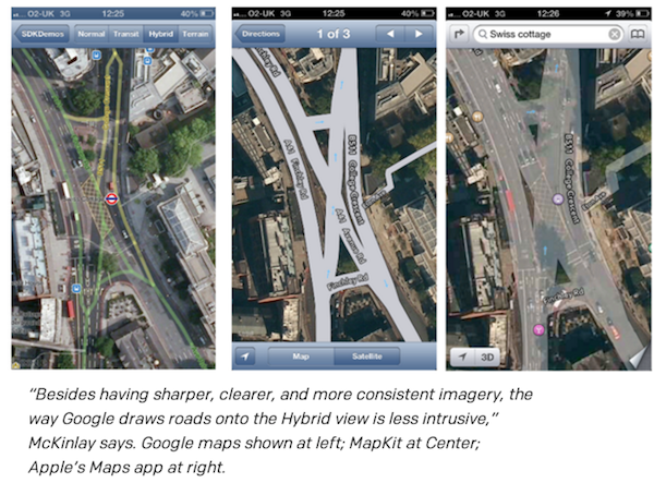 Mappe iOS 6 più semplici da integrare di Google Maps  