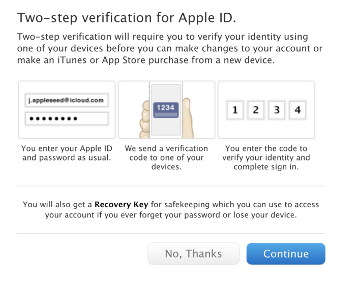 Guida: proteggere l'Apple ID con la nuova autenticazione two-step