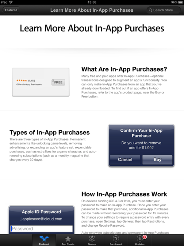 Acquisti in-app: una nuova pagina di App Store spiega come funzionano 