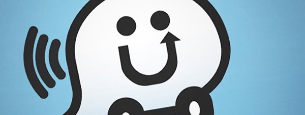 Immagine che mostra il logo di Waze