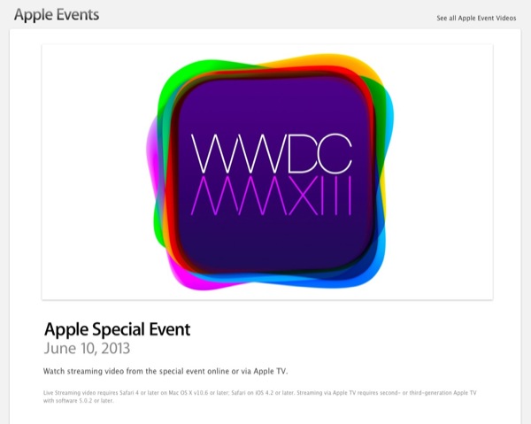 WWDC streaming