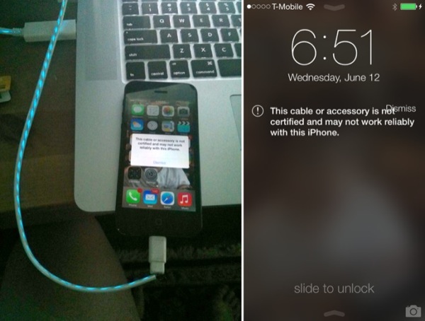 iOS 7 è contro gli accessori non ufficiali