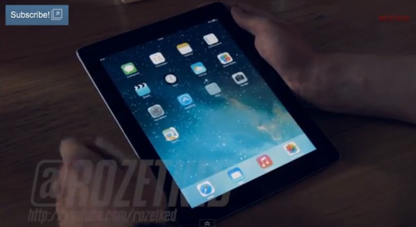 Un video mostra iOS 7 su iPad?