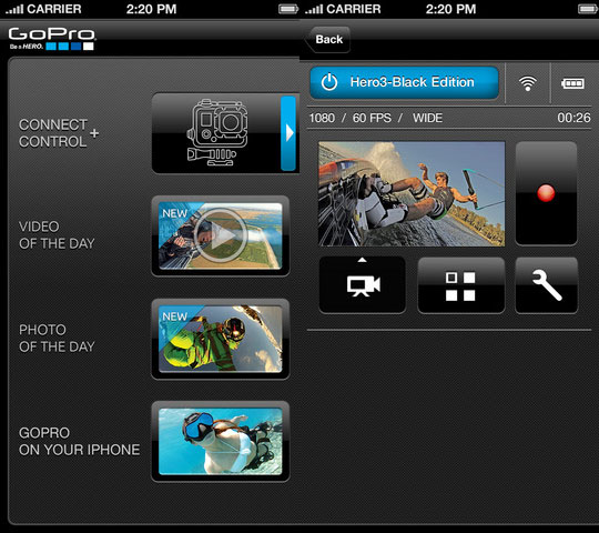 GoPro App 2.0 disponibile su App Store