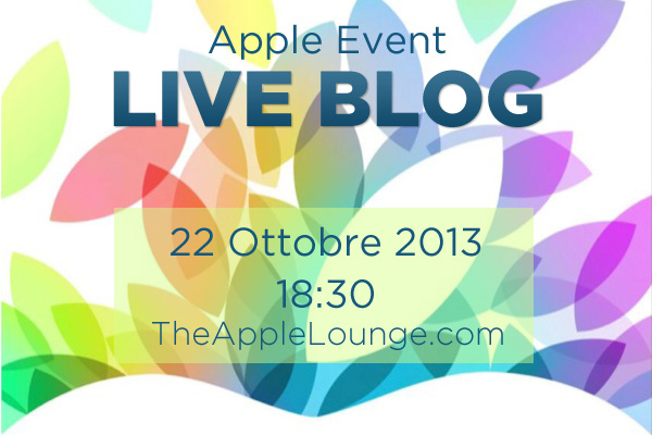 LIVE BLOG – Evento Apple 22 ottobre
