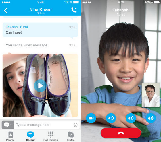 skype aggiornamento iphone