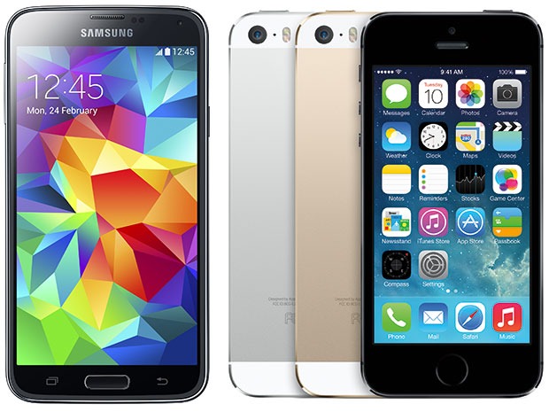 Samsung Galaxy S5 più vendite rispetto all'iPhone 5S negli USA