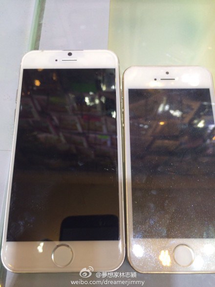 iPhone 6: arriva una nuova immagine, confronto con l'iPhone 5S