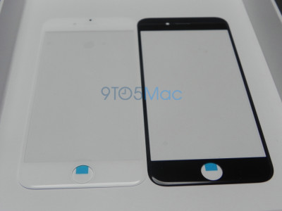 iPhone 6, immagine del vetro anteriore bianco e nero