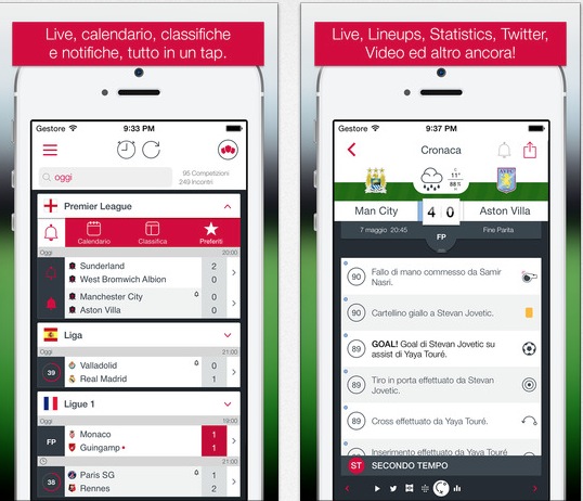 Footballover disponibile per gli utenti Apple: i dettagli