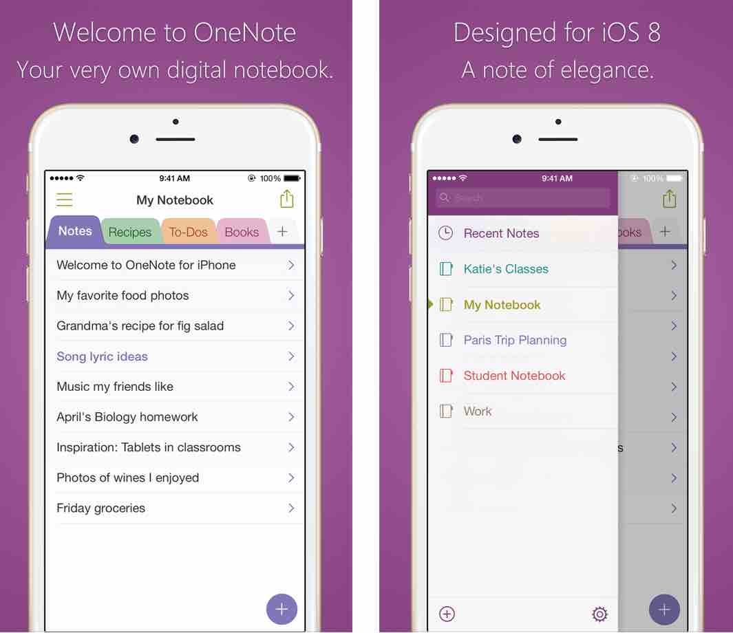 OneNote di Microsoft si aggiorna per iPhone e iPad