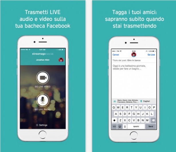Streamgo Social, interessante app per il live streaming su Facebook