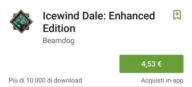 IceWind Dale: Enhanced Edition a metà prezzo per iPhone
