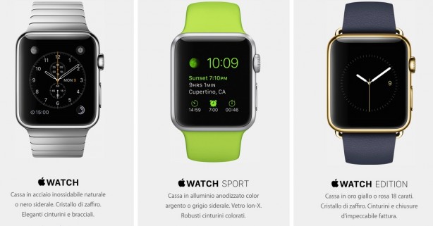 Apple Watch, arriva ufficialmente il 26 Giugno in Italia