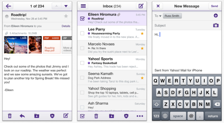 Yahoo Mail cambia pelle a fine giugno per iPhone: ecco le novità