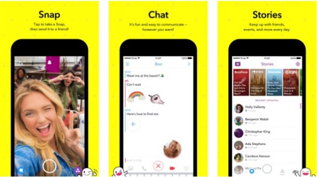 Snapchat con l'aggiornamento di Natale per iPhone: ecco i dettagli