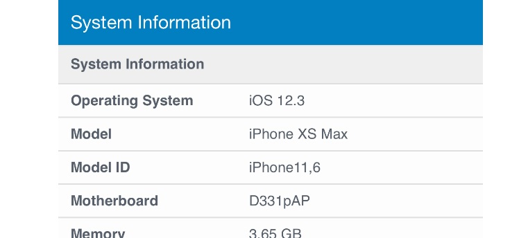 Dettagli su iOS 12.3 beta 4 con miglioramenti per le prestazioni
